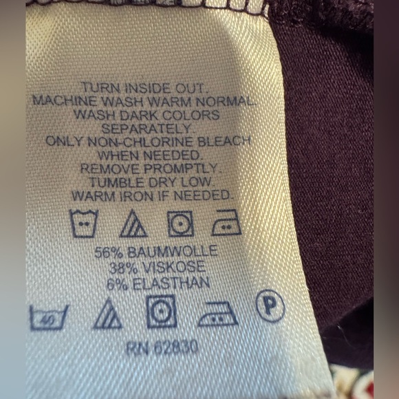 Lands’ End Women’s Purple Crew Neck Long Sleeve Top Shirt Layered Detail Sz 3x - Picture 5 of 8